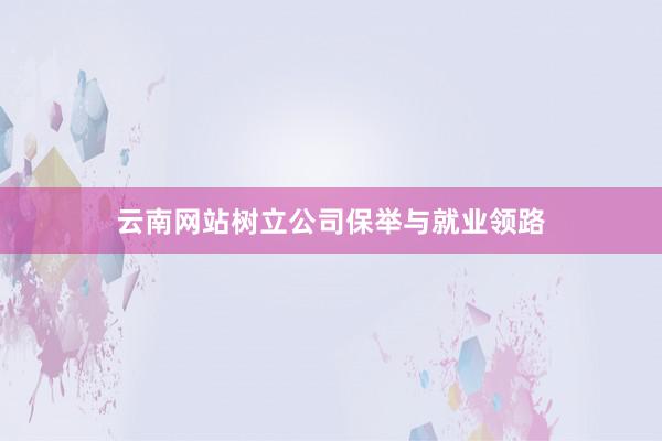 云南网站树立公司保举与就业领路